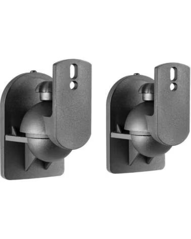 AISENS Soporte de Pared Giratorio- Inclinable SPK06U-423 para Altavoces- hasta 3 5kg