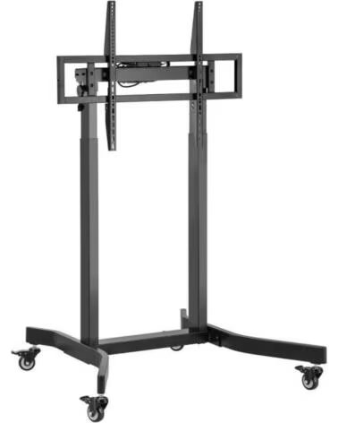 AISENS Soporte de Suelo Motorizado con Ruedas FTF100E-271 para TV de 55-100- hasta 120kg