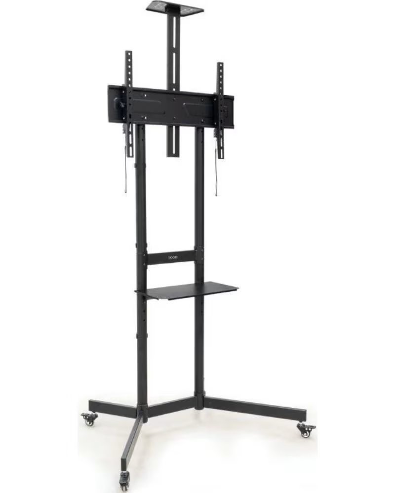 TOOQ Soporte de Suelo Inclinable con Ruedas NEFERTITI FS1151M-B para TV de 37-70- hasta 70kg