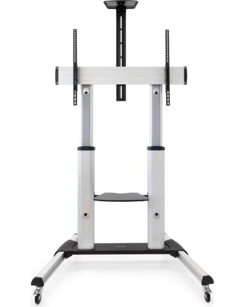 TOOQ Soporte de Suelo Inclinable- Ajustable con Ruedas FS20300M-B para TV de 60-100- hasta 100kg