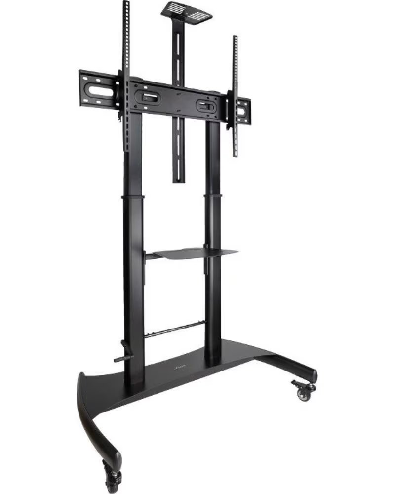 TOOQ Soporte de Suelo con Ruedas Inclinable- Nivelable FS20404HM-B para TV de 60-100- hasta 100kg