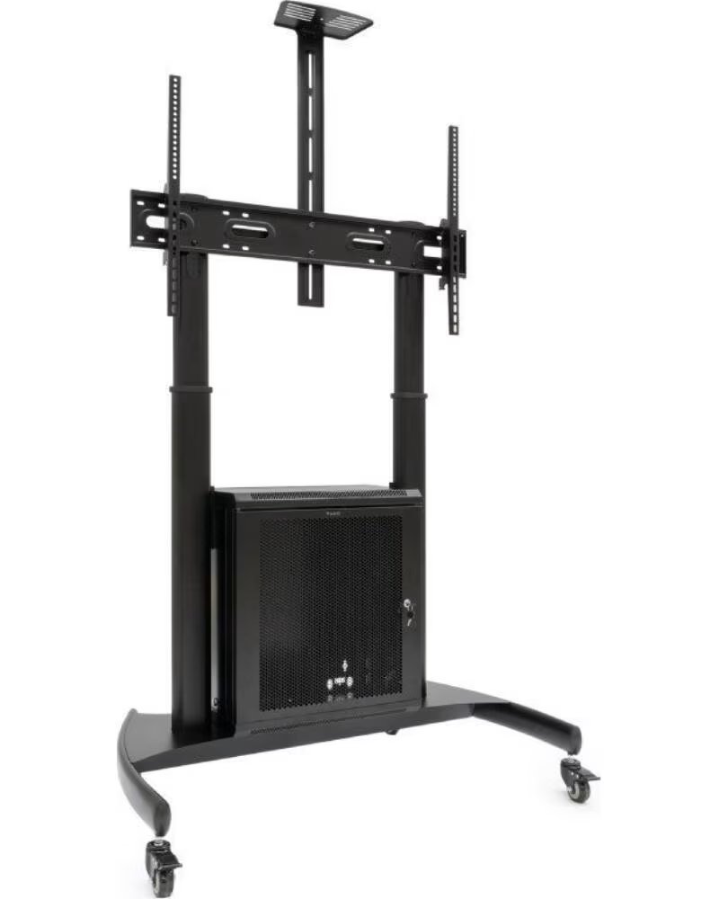 TOOQ Soporte de Suelo Inclinable con Ruedas Narnia FS20500M-B para TV de 60-100- hasta 100kg