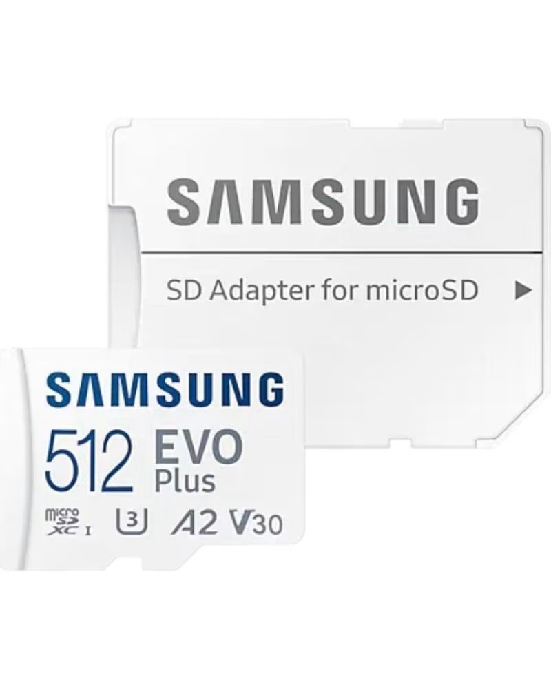 SAMSUNG Tarjeta memoria micro sd microsdxc evo plus 512gb clase 10 adaptador sd