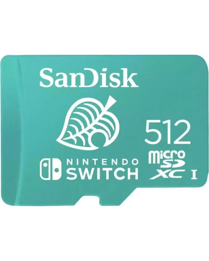 SANDISK Tarjeta de Memoria Nintendo Switch 512GB microSD XC UHS-I- Clase 10- 100MBs