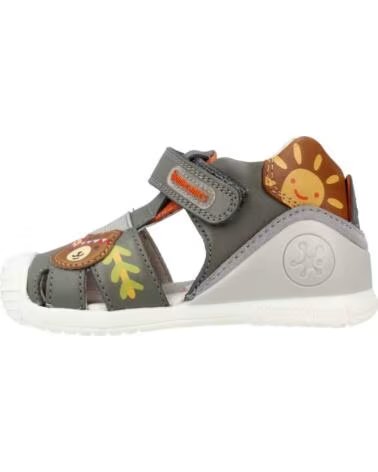 BIOMECANICS Sandalias Nino Modelo 222150b Color Gris Tundra TUNDRA