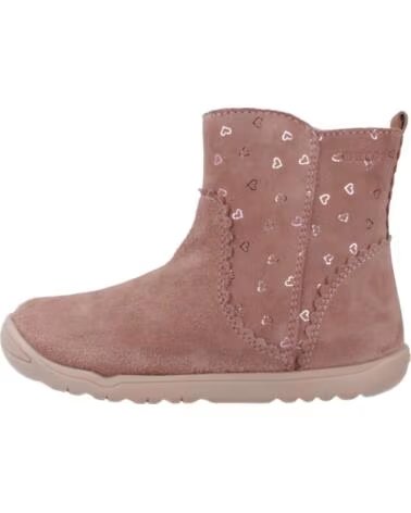 BOTAS GEOX MACCHIA B264PA PARA NIÑA ROSA OSCURO C8007 DK ROSE