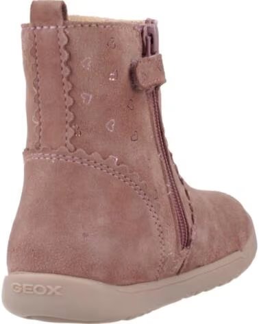 BOTAS GEOX MACCHIA B264PA PARA NIÑA ROSA OSCURO C8007 DK ROSE