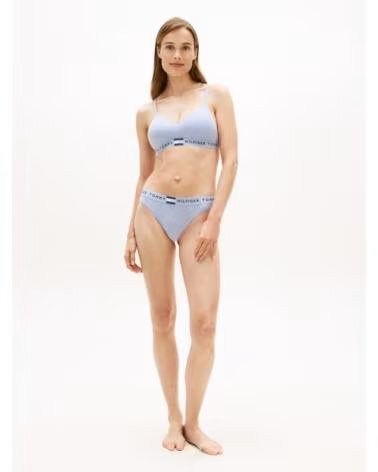 TOMMY HILFIGER TANGA CLÁSICA MUJER UW0UW06039 AZUL DZ1