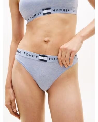 TOMMY HILFIGER TANGA CLÁSICA MUJER UW0UW06039 AZUL DZ1