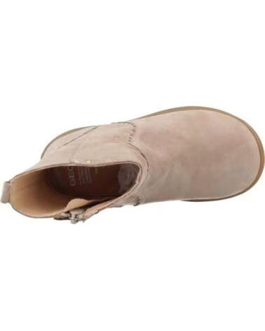 GEOX MACCHIA B264PA STIEFEL FÜR MÄDCHEN AUS LEDER IN BEIGE C5000