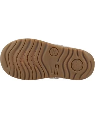 GEOX MACCHIA B264PA STIEFEL FÜR MÄDCHEN AUS LEDER IN BEIGE C5000