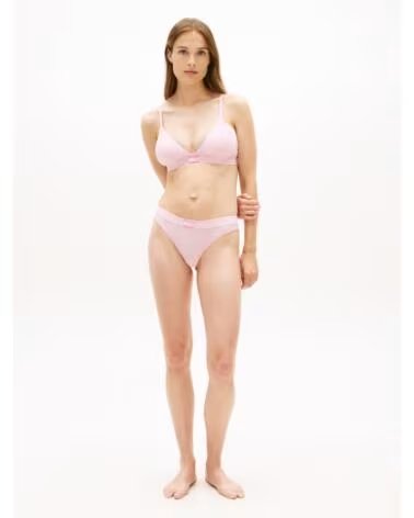 TOMMY HILFIGER TANGA CLÁSICA MUJER ROSA T0G