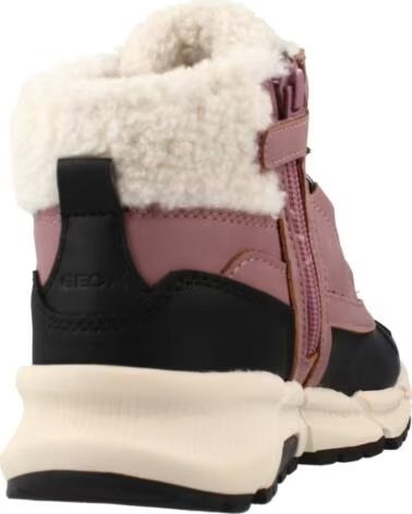 GEOX J56NGA J FLEXYPER PLUS BOTTES D´HIVER AMPHIBIOX C8049 DK ROSE-BLACK