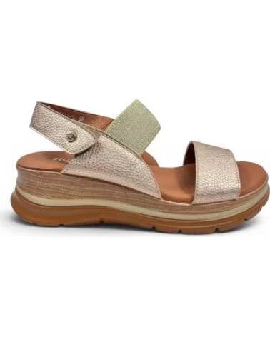TIMBOS COMFORTABLE WOMEN´S WEDGE SANDAL 133296 CHAMPAGNE VARIOS COLORES