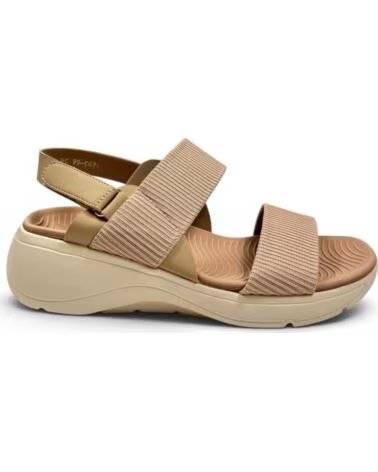 TIMBOS SANDALIA DE MUJER CON CUÑA Y TIRAS ELÁSTICAS 133305 VARIOS COLORES