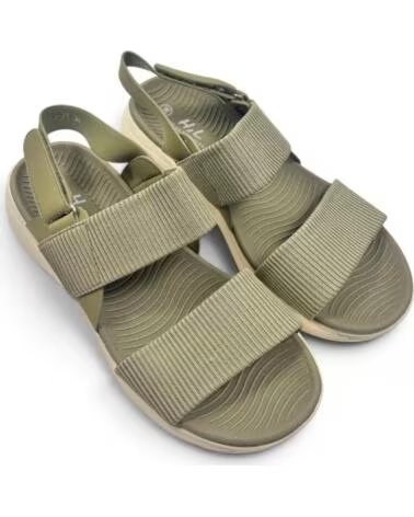 TIMBOS SANDÁLIA ANABELA CONFORTÁVEL 133306 VERDE