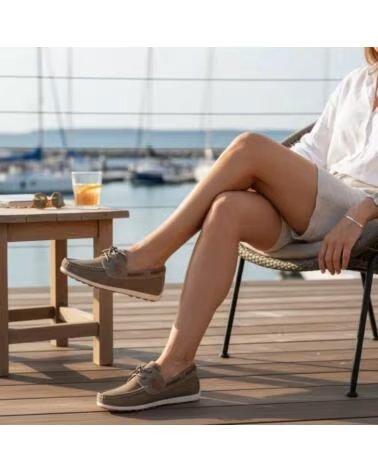 TIMBOS PERFORATED BOAT SHOE 133223 MARRóN