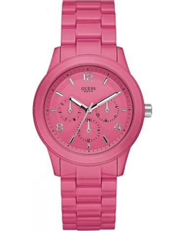 RELÓGIO GUESS W11603L4 AÇO INOXIDÁVEL ROSA ROSA