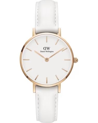 RELOJ ANALÓGICO DANIEL WELLINGTON CLASSIC ST MAWES 40MM CUERO BLANCO HOMBRE BLANCO