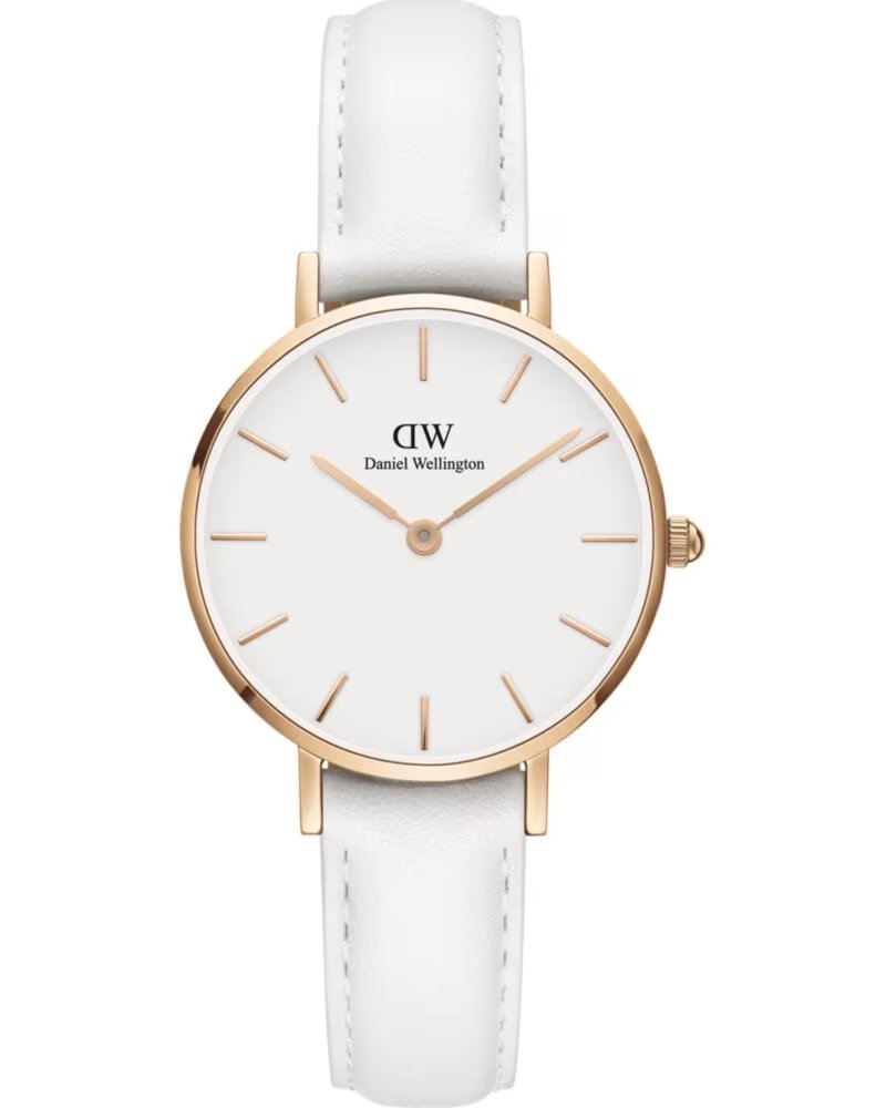 RELOJ ANALÓGICO DANIEL WELLINGTON CLASSIC ST MAWES 40MM CUERO BLANCO HOMBRE BLANCO