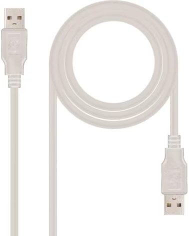 NANO CABLE CAVO USB 20 NANOCABLE 10010304 MASCHIO A 3M BEIGE