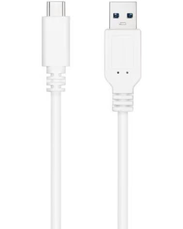 NANO CABLE USB 31 TYP-C AUF USB-A KABEL NANOCABLE 10014001-L150-W 10GBPS 15M WEISS
