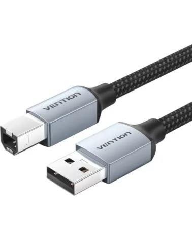 VENTION Cable USB 2 0 Impresora CTTHG- USB Tipo-B Macho - USB Macho- 480Mbps- 1 5m- Gris