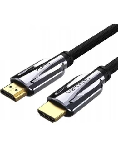 VENTION Cable HDMI 2 1 8K AALBI- HDMI Macho - HDMI Macho- 3m- Gris y Negro