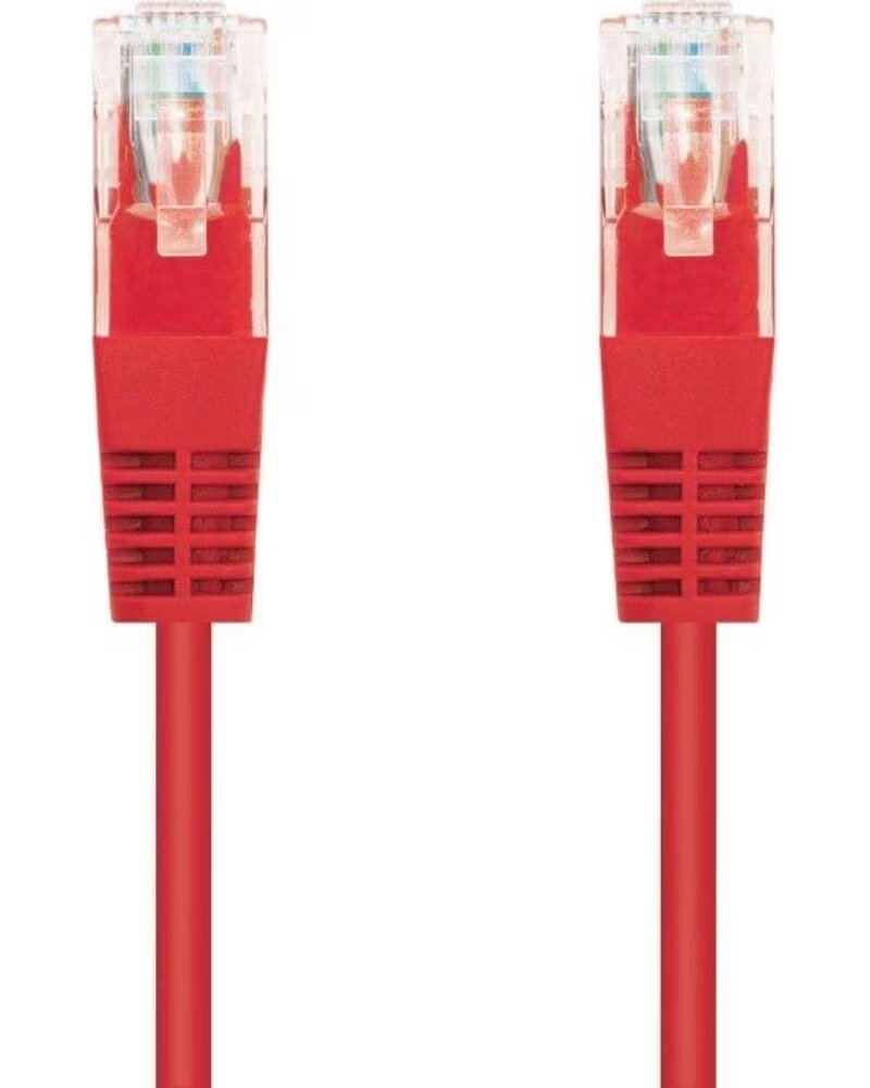 NANO CABLE CABO DE REDE RJ45 UTP CAT 6 NANOCABLE 3M VERMELHO