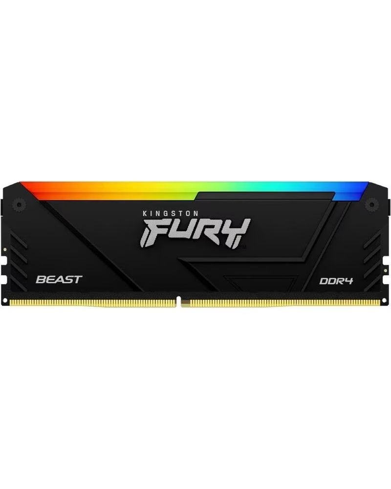 KINGSTON Memoria RAM FURY Beast RGB 16GB- DDR4- 3200MHz- 1 35V- CL16- DIMM