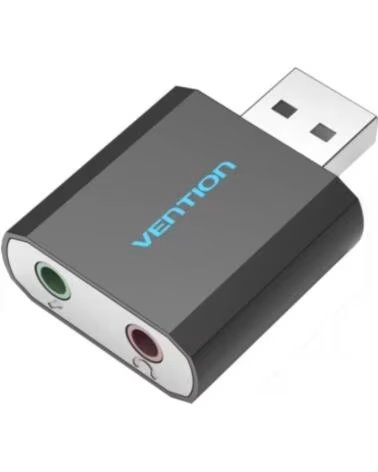 VENTION Tarjeta de Sonido VAB-S17-B- 2 1- Negro