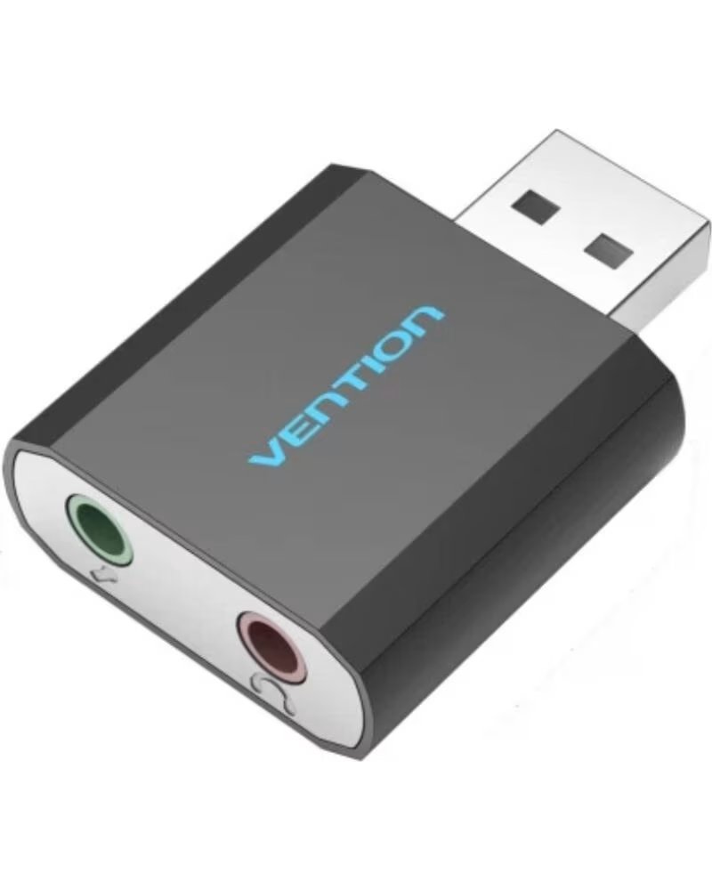 VENTION Tarjeta de Sonido VAB-S17-B- 2 1- Negro
