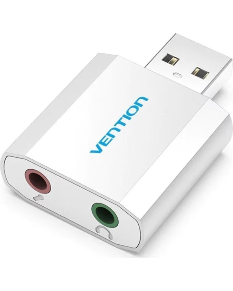 VENTION Tarjeta de Sonido VAB-S13- 2 1- Plata