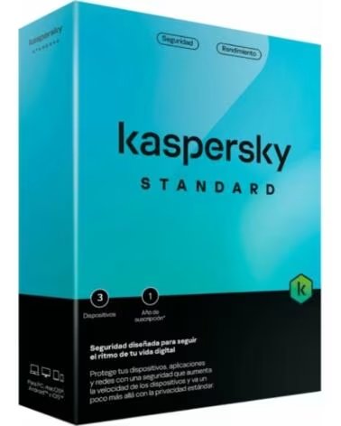 KASPERSKY Antivirus Standard- 3 Dispositivos- 1 Ano