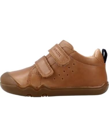 Sportivo per Bambina e Bambino GEOX SNEAKERS B465WA B STEPPIEUP IN PELLE PER BAMBINI C6610 COGNAC