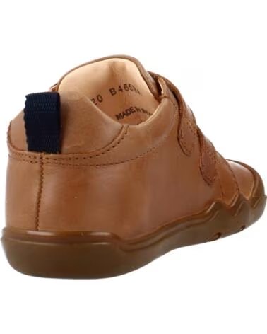 Sportif pour Fille et Garçon GEOX BASKETS B465WA B STEPPIEUP EN CUIR POUR ENFANT C6610 COGNAC