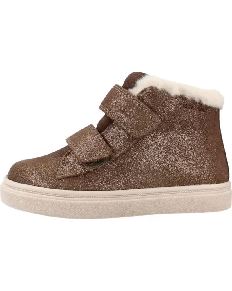 GEOX SNEAKERS NASHIK GIRL WPF B465XA - MARRONE C9006 SMOKE GREY