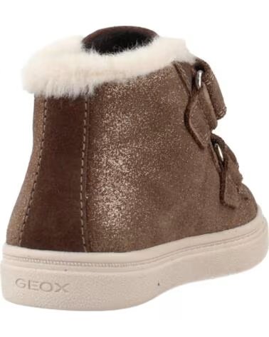 GEOX SNEAKERS NASHIK GIRL WPF B465XA - MARRONE C9006 SMOKE GREY