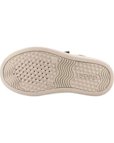 GEOX ZAPATILLAS NASHIK BOY CON CIERRE DE VELCRO C1M3X LT IVORY-DK GREEN