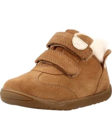 GEOX SNEAKERS B MACCHIA GIRL B564PB C6627 MARRONE CHIARO WHISKY