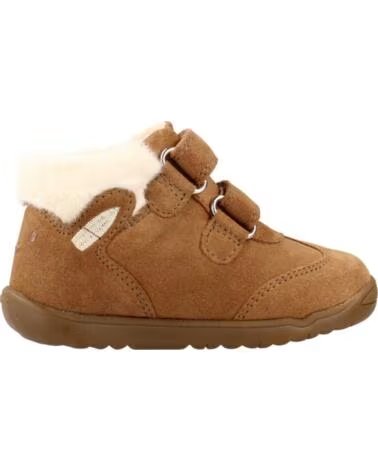 GEOX SNEAKERS B MACCHIA GIRL B564PB C6627 MARRONE CHIARO WHISKY