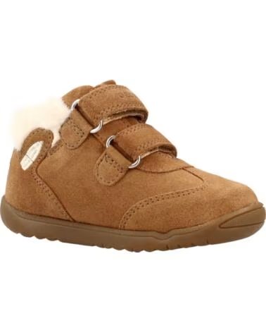 GEOX SNEAKERS B MACCHIA GIRL B564PB C6627 MARRONE CHIARO WHISKY