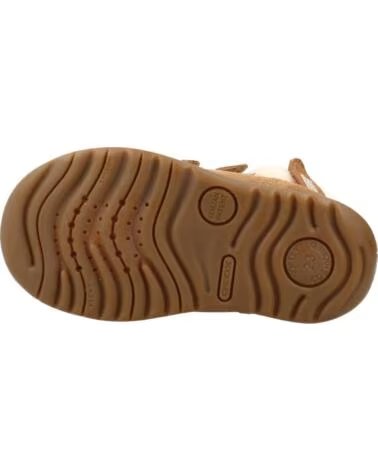 GEOX SNEAKERS B MACCHIA GIRL B564PB C6627 MARRONE CHIARO WHISKY