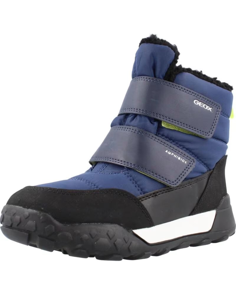 GEOX JUNGEN STIEFEL J TREKKYUP BOY BLAU C0749