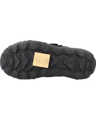 GEOX JUNGEN STIEFEL MODELL J TREKKYUP BOY FARBE SCHWARZ C9999