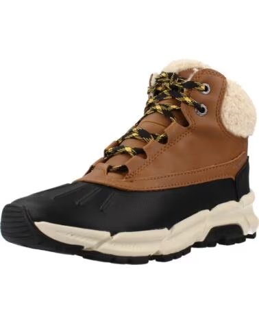 GEOX J56LCB 0ME50 J FLEXYPER PLUS C0324 BROWN-YELLOW