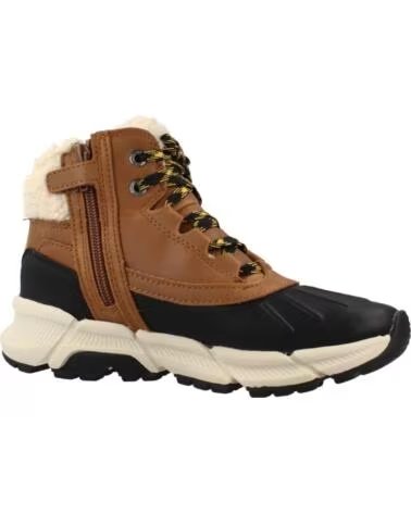 GEOX J56LCB 0ME50 J FLEXYPER PLUS C0324 BROWN-YELLOW