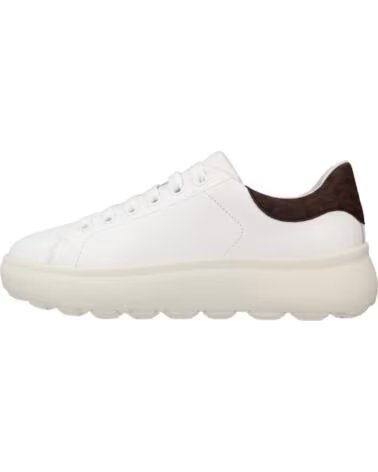 GEOX ZAPATILLAS SPHERICA EC4 EN PIEL BLANCA C1224