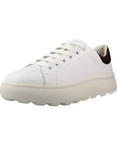 GEOX ZAPATILLAS SPHERICA EC4 EN PIEL BLANCA C1224