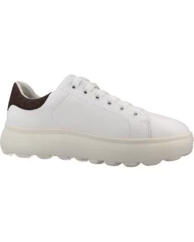 GEOX ZAPATILLAS SPHERICA EC4 EN PIEL BLANCA C1224
